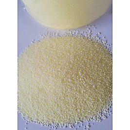 İnci Tozu Mum Sarı renk, Vanilya Esanslı, 200gr