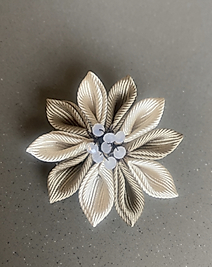 Ribbon Flower Brooch