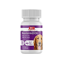 Bio PetActive Bioderm Köpekler için Biotin ve Çinko Tableti
