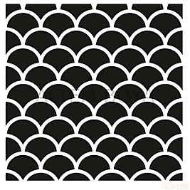 Home Decor (Duvar) Stencıl 45*45 cm HD-155