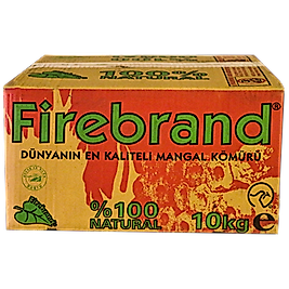 Firebrand Kare A+ Briket Mangal Kömürü 10Kg