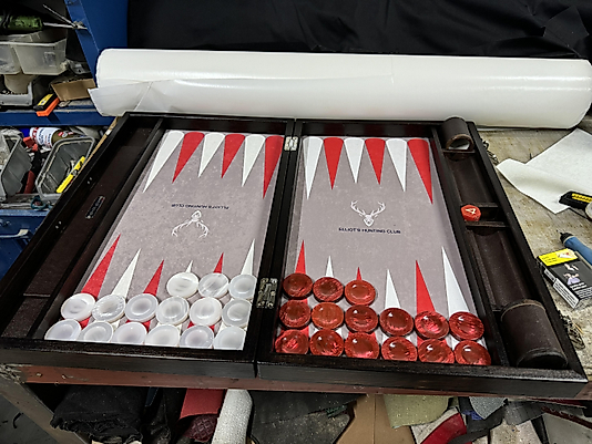 Bespoke Backgammon Board Faux Leather