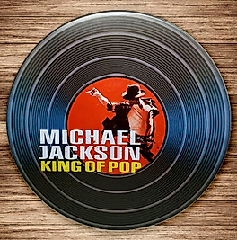 MİCHEAL JACKSON DEKORATİF RETRO METAL PLAKA