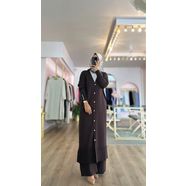 HÂBEL UZUN HIRKA TAKIM KAHVERENGİ