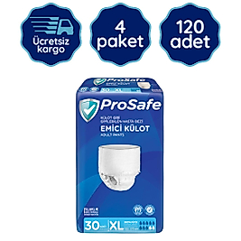 Prosafe Emici Külot Hasta Bezi Extra Büyük(XL) 30'lu 120 Adet