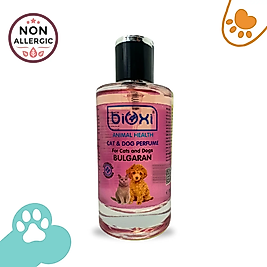 Bioxi ® Cat & Dog Parfümü Bulgaran Kokusu – Çiçek Kokulu 100 ml Kedi ve Köpek Parfümü ile Ferahlatıcı Bakım