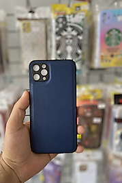 iPhone 11 Pro Max Soft Deri Telefon Kılıfı Lacivert