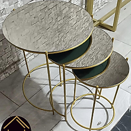 MAT GOLD MİL ZİGON BRONZ AYNA