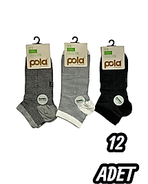 Erkek Pola Bambu Patik 12 Adet