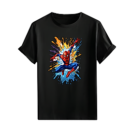90'lar Çizgi Film Karakteri Spider Man  Baskılı Oversize Unisex Tişört