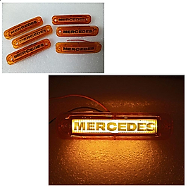 İSİM LOGO PARMAK LAMBA 12V & 24V MERCEDES SARI
