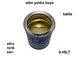 ALTIN YALDIZ BOYA 0.45LT KALİTE SÜPER SARI
