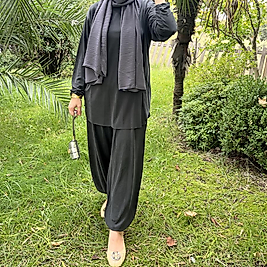 OYSHO ŞALVAR TAKIM (ANTRASİT)