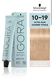 İGORA ROYAL ABSOLUTE SAÇ BOYASI 60 ML.  (10-19 ULTRA SARI SANDRE VİY)
