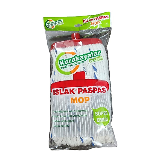 KARAKAYALAR ISLAK PASPAS MOP SÜPER EMİCİ BÜYÜK BOY