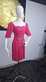 Fuşya Elbise