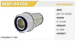 HAVA FİLTRESİ  HYUNDAI H 100