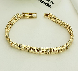 14K Train  Xuping Çelik Bileklik