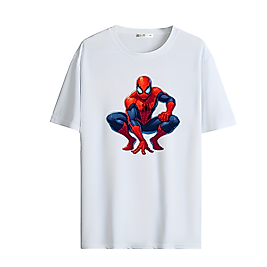 90'lar Çizgi Film Karakteri Spider Man  Baskılı Oversize Unisex Tişört