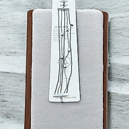 Çelik bileklik gümüş renk 18 cm