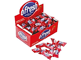O'FRESH Çilek Aromalı Dolgulu Şekerli Sakız