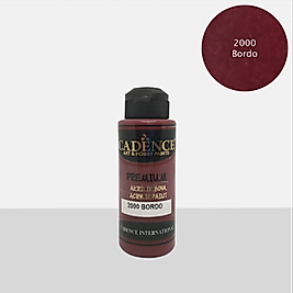 PREMİUM AKRİLİK BOYA BORDO 70 ML. - 2000