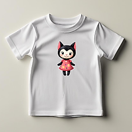 Kuromi Baskılı Normal Kalıp  Çocuk Tişört
