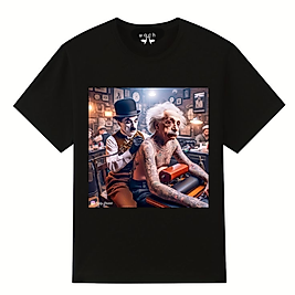 WACH KİŞİYE ÖZEL T SHIRT SİYAH 15