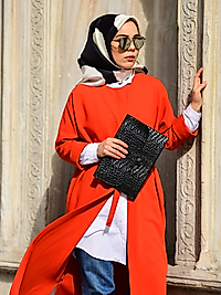 El boyama Twill ipek Eşarp