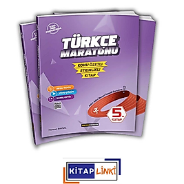 5.Sınıf Türkçe Maratonu (Konu Özetli-Etkinlikli) Maraton Yayıncılık 2025