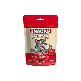 Snacky Crunchy Tavuk Etli ve Peynirli Strong Bones Kedi Ödülü (60 g)