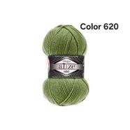 ALİZE SUPERLANA MİDİ COLOR 620-ZEYTİN