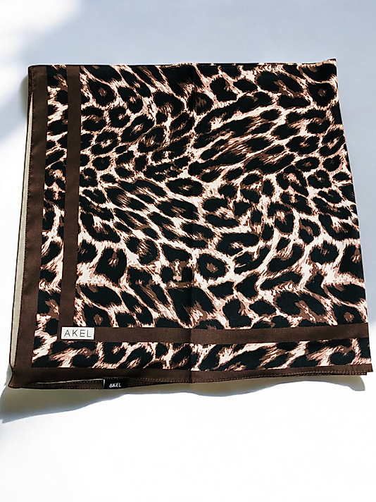 Akel Digital Kristal Eşarp  Desenli