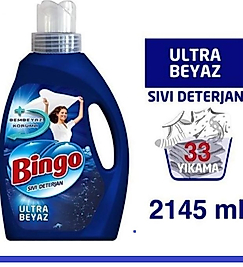 BİNGO SIVI DETERJAN 33 YIKAMA ULTRA BEYAZ