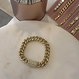 Marka Model Gurmet Çelik Bileklik(14AyarRenginde)