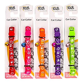 10782 Ally Paws Cat Collar With Bell 1cmx20-30cm