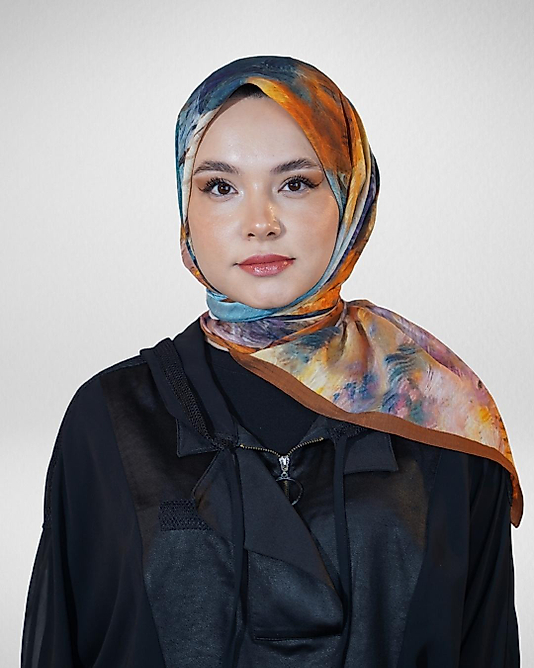 Spring Eşarp Suluboya Desen