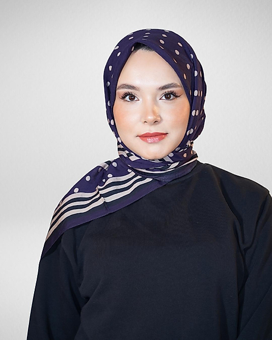 Spring Eşarp Yeni Desen Puantiye Desen