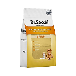 Dr.Sacchi Premium Düşük Tahıllı ve Tavuk Etli Yetişkin Köpek Maması (1,5 kg)