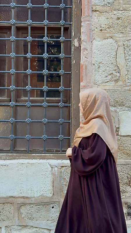 Pamuk Jakar Büyük Boy Eşarp Vizon