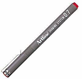 ARTLINE ÇİZİM KALEMİ DRAWING SYSTEM 237 0.7 KIRMIZI A-EK-237 RED