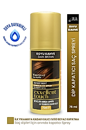 Exxellent Touch Dip Kapatıcı Saç Spreyi Koyu Kahve 75 ml