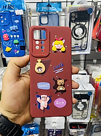 Redmi Note 11 Pro - Note 12 Pro 4G Ayıcık Kabartmalı Telefon Kılıfı