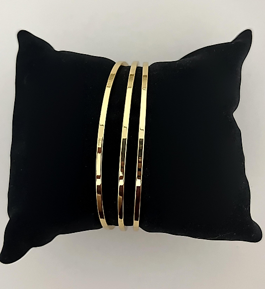 Gold Ajda Bilezik 3 adet 64mm