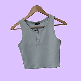 Fitilli Önü Çıtçıtlı Crop