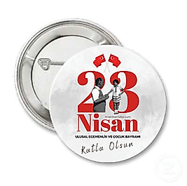 23 NİSAN ROZETİ