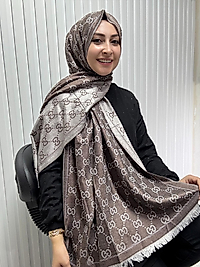 G Desen Yün Pamuk Şal