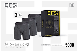 BOXER BRIEF 3 LÜ KUTU 5000 ANTRASİT