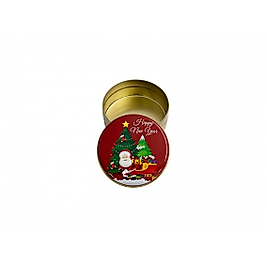 Noel Baba Happy New Year Metal Mum Kabı 75 CC