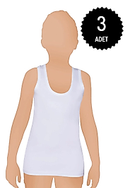 Gümüş 3021 Erkek Çocuk Penye Atlet 3 lü Paket